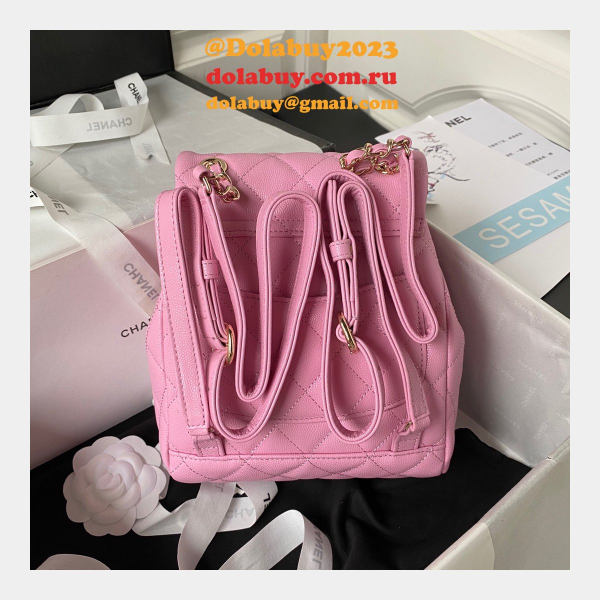 1:1 Luxury High Quality Replica Backpack AS4058 Bag 23cm