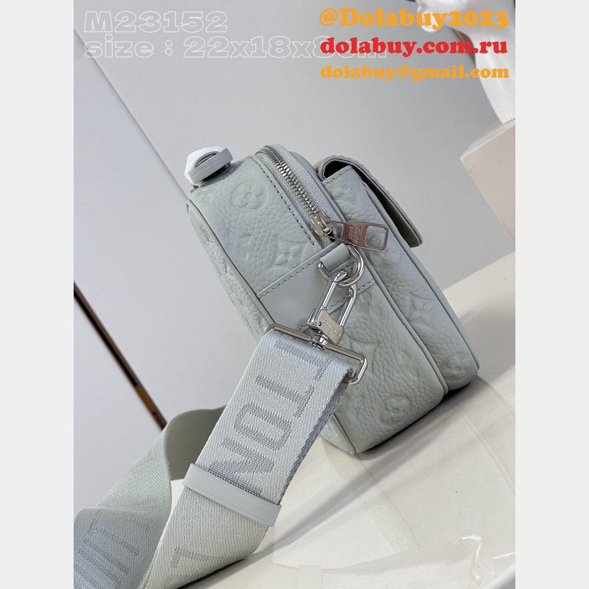 S-Lock Messenger Monogram Taurillon M23152 Louis Vuitton Replica Bag