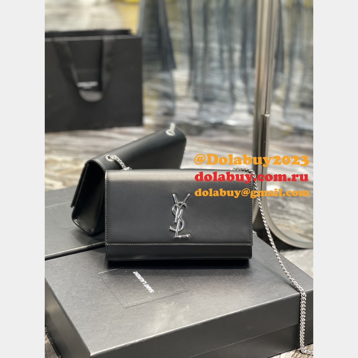 Designer Saint Laurent 7 Star Replica 364021 Plain Weave Bag