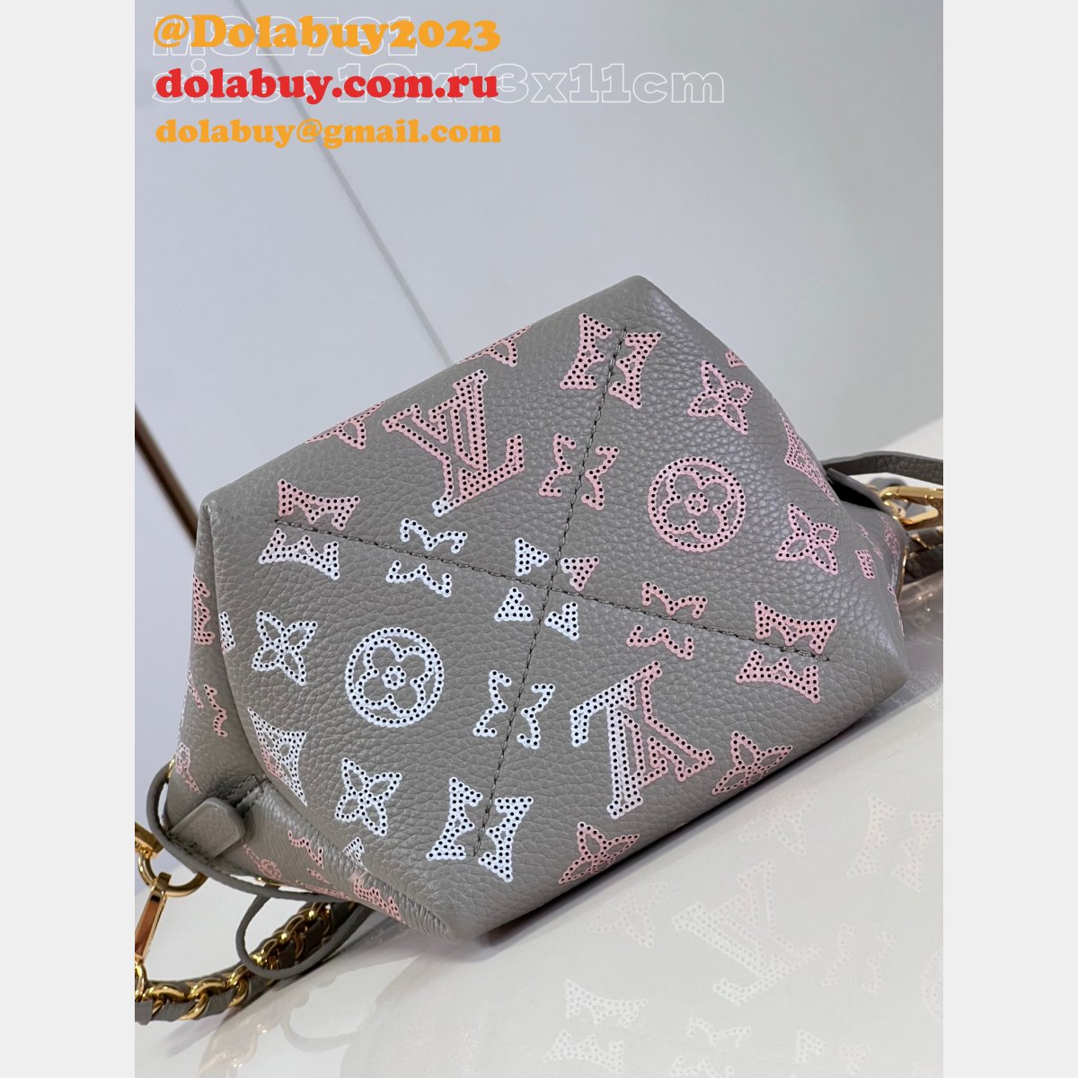 Luxury Pico Bella Mahina M82731 1:1 Gray Louis Vuitton Replica Bag