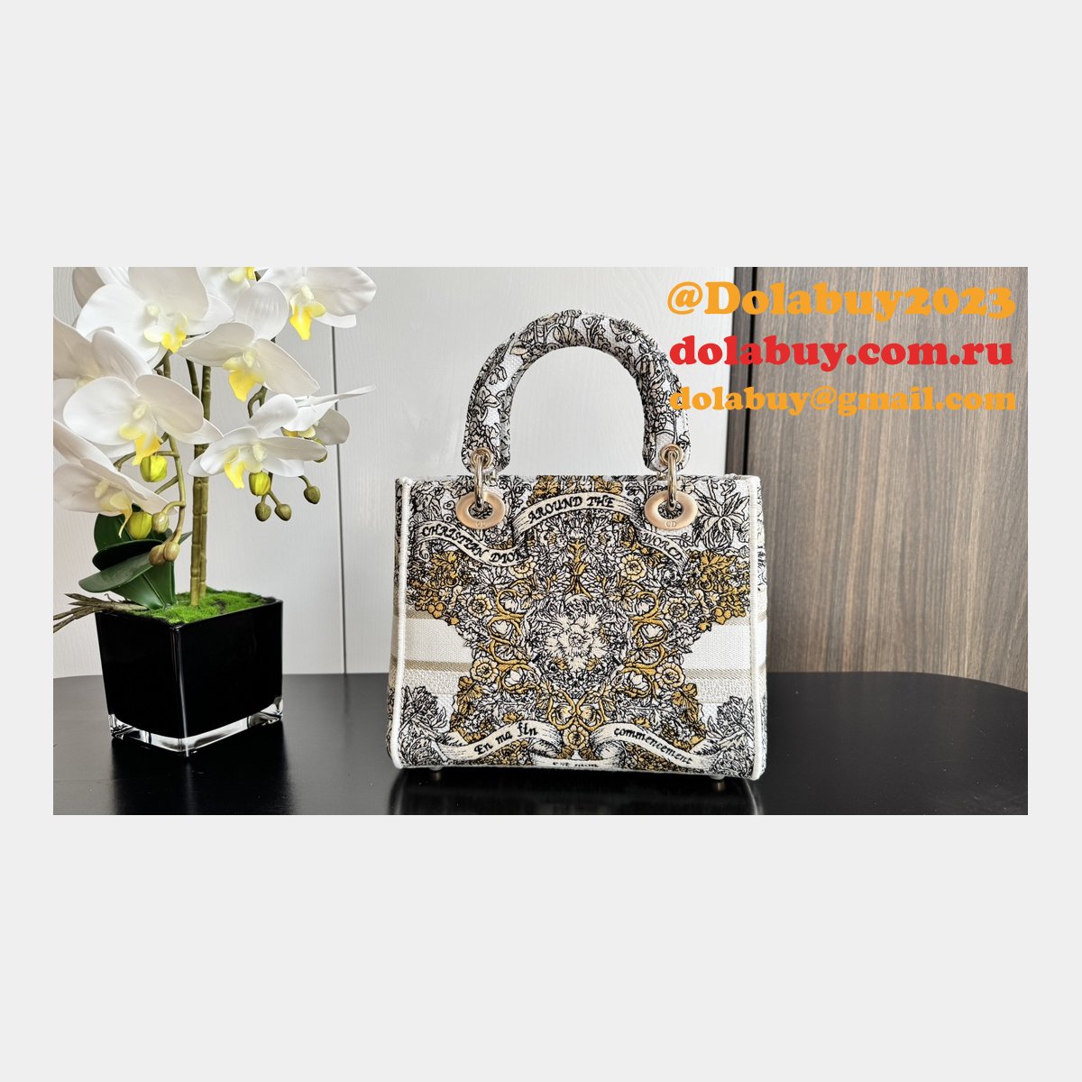 Exquisite Lady Dior 24cm Replica - Unmatched Elegance & Craftsmanship