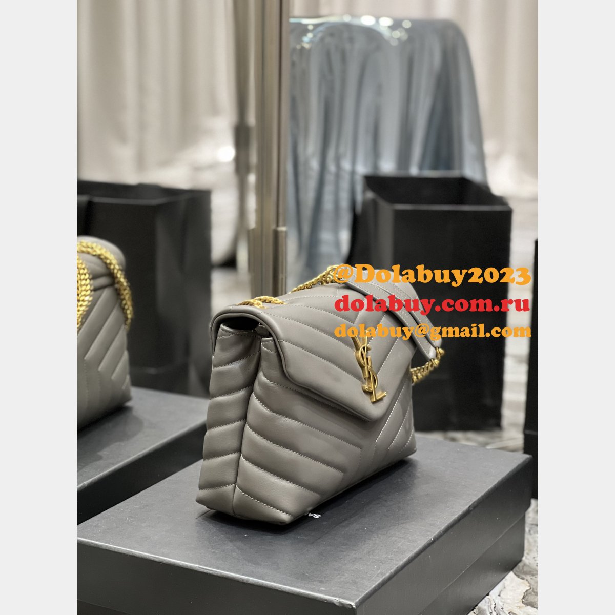 Fashion Perfect YSL LOULOU 494699 SHOULDER BAG 25CM