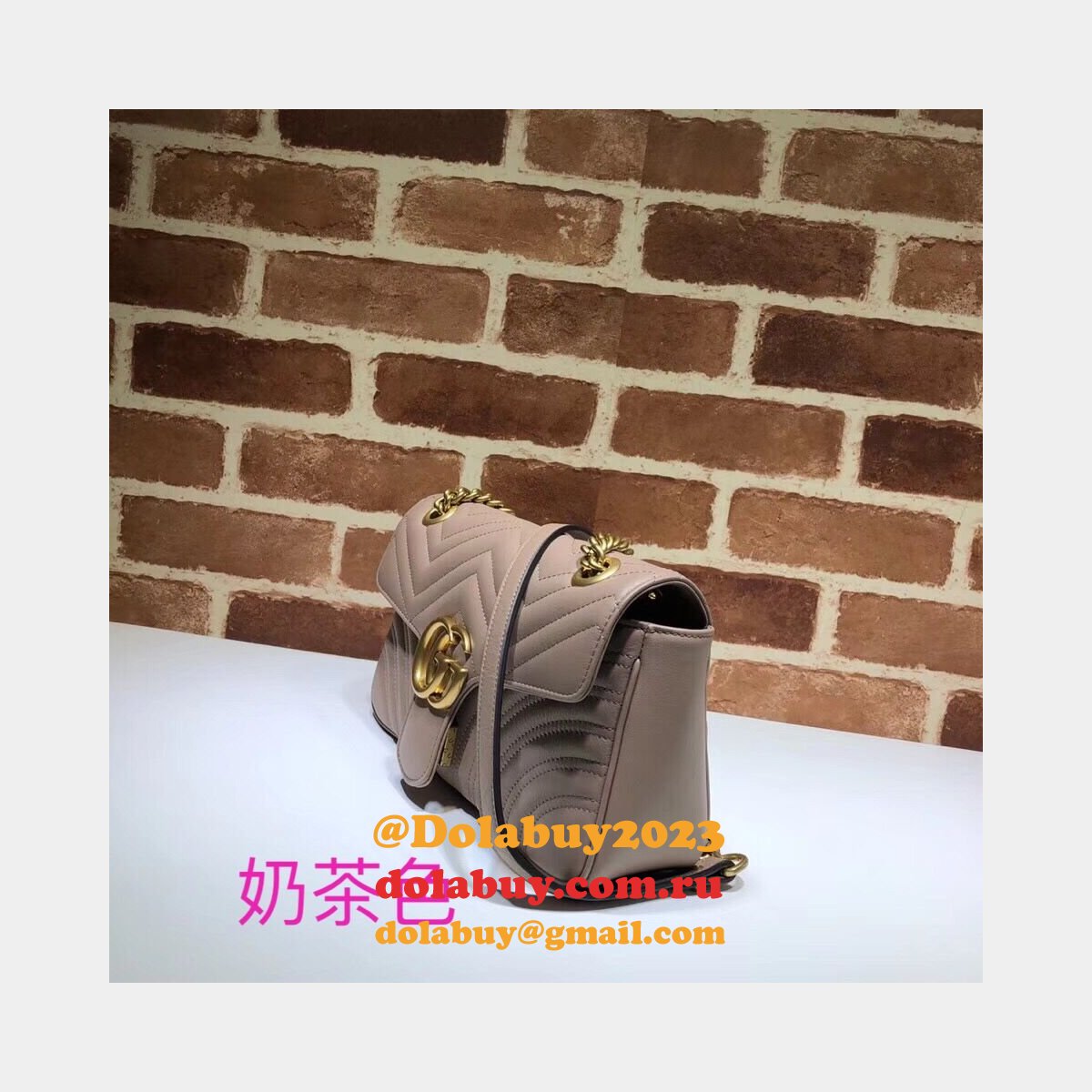 G*u*i gg marmont replica 443497 ladies shoulder bag