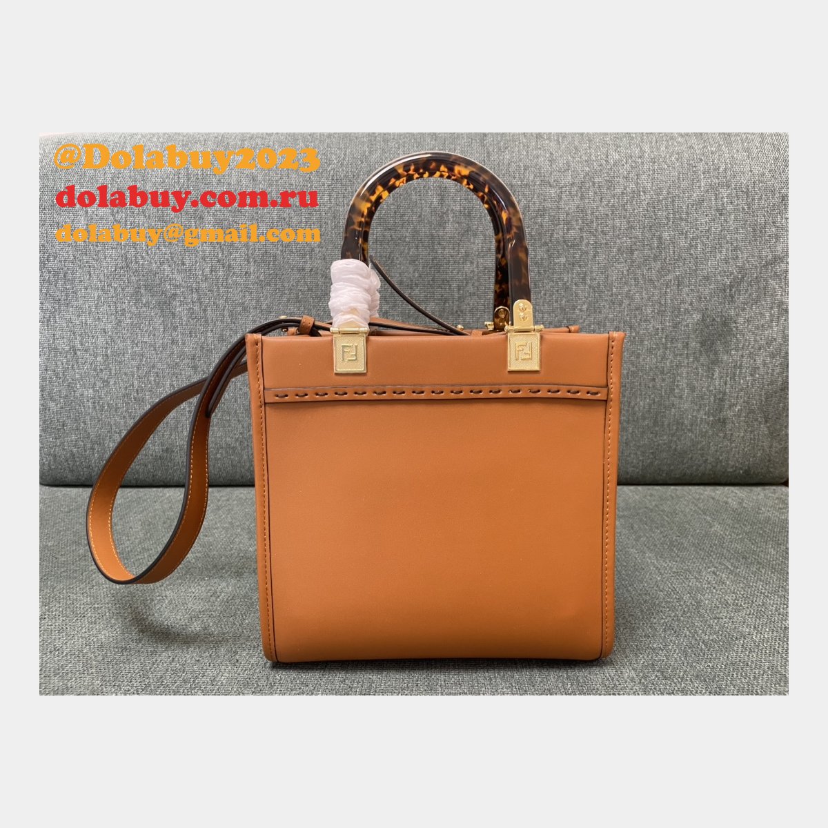 replica top quality F**di tote sunshine mini handbag