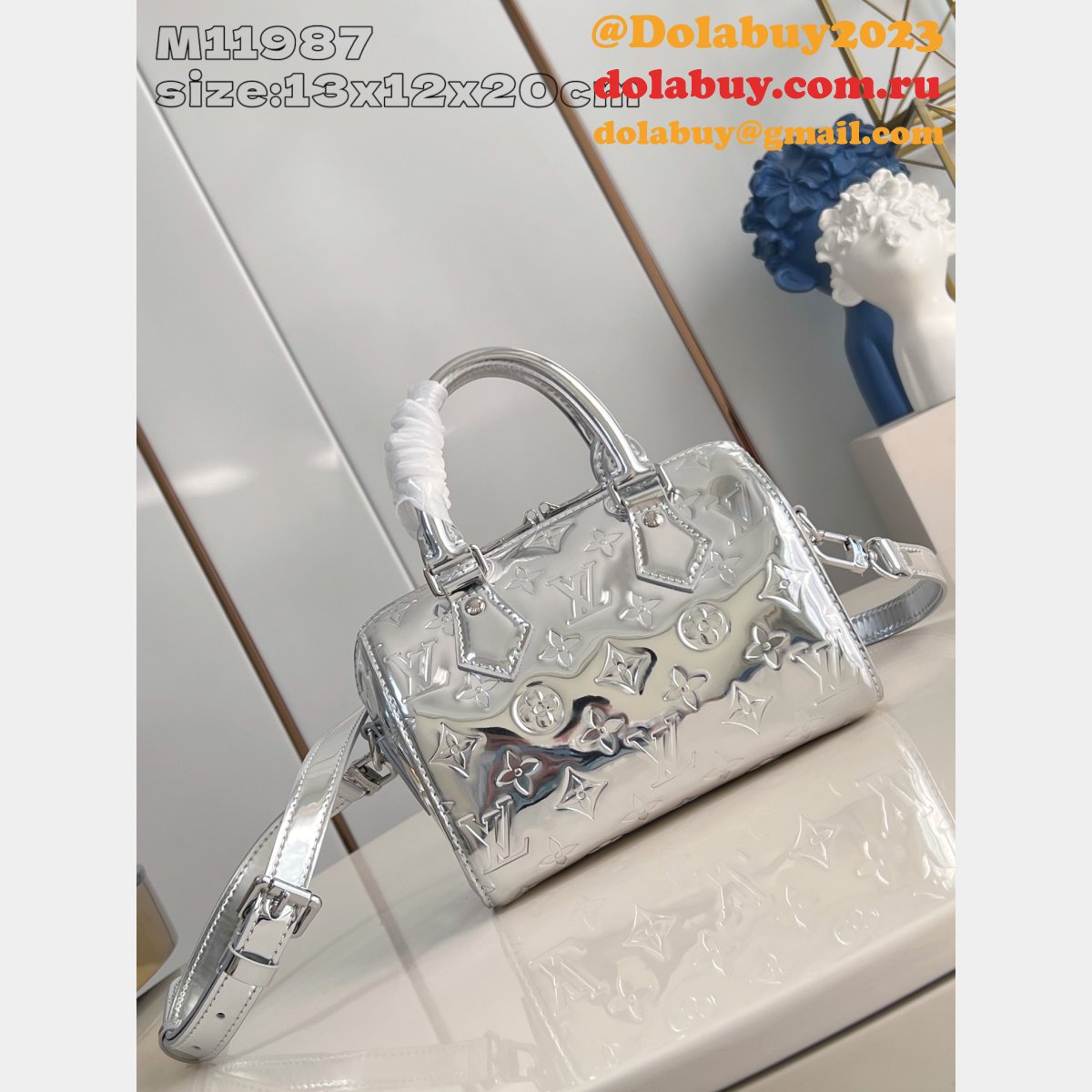 Replica Louis Vuitton M11987 Speedy Bandoulière 20 Monogram Canvas LV Lcons Bag