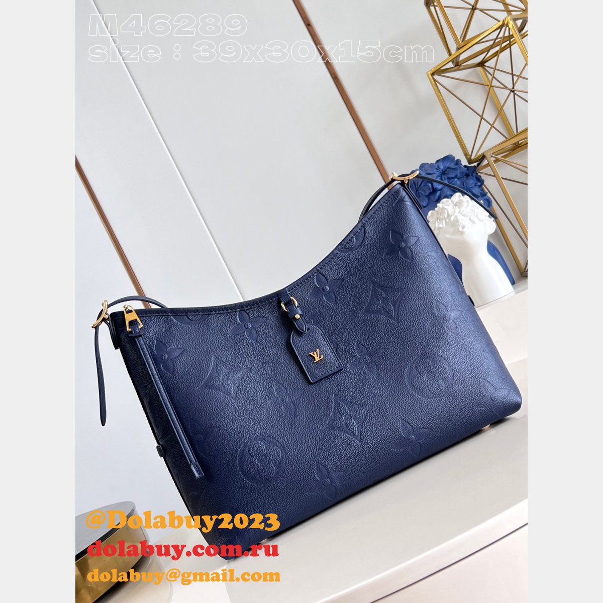 Best Top Quality M46669 Navy CarryAll Designer Louis Vuitton Fake Bag