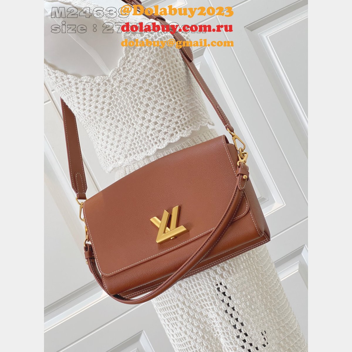 Top Wholesale Luxury Louis Vuitton Fake Soft Twist M24639 Bag