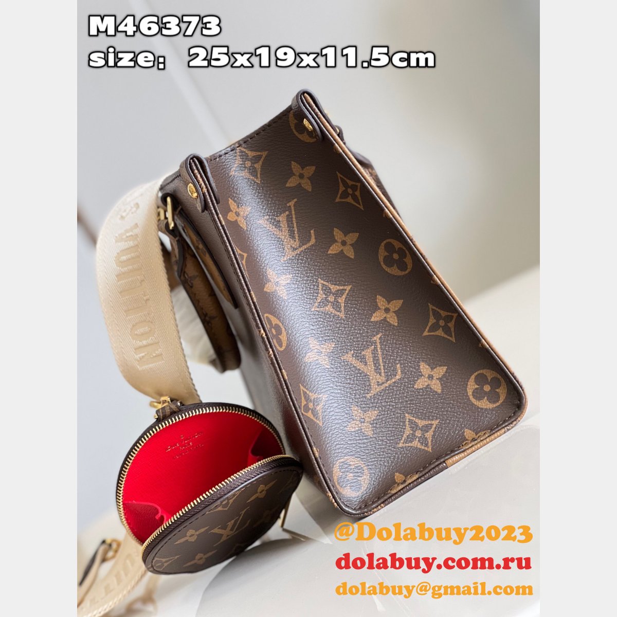 OnTheGo Knockoff Louis Vuitton M46373  Autres Toiles Monogram Bag