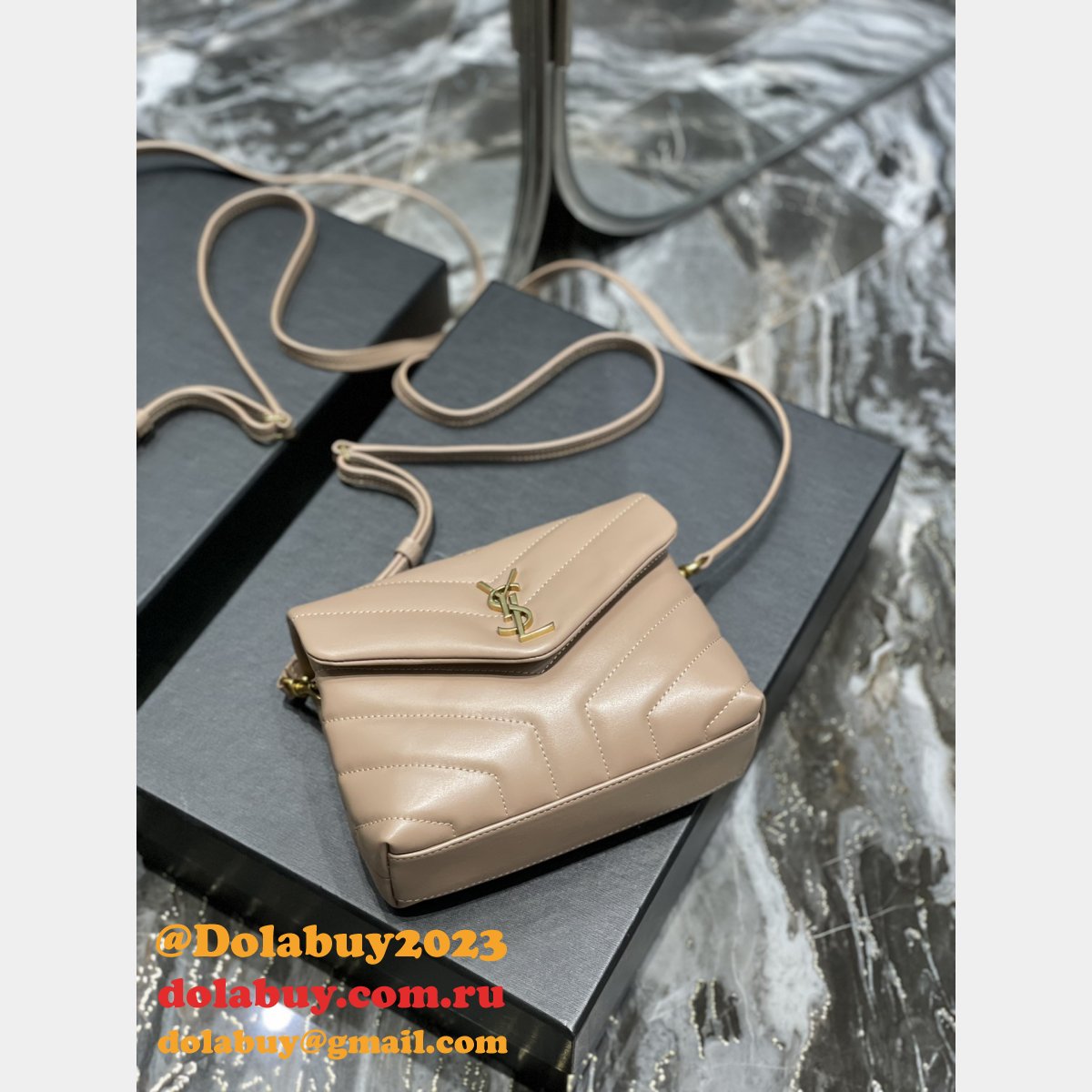 REPLICA YSL 467072 LOULOU SHOULDER BAG 20CM