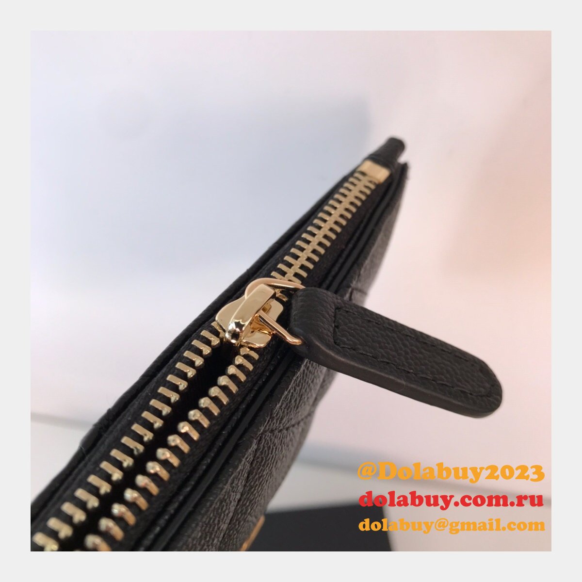 Replica CC Wallets and cardholders Designer AP0374 Black