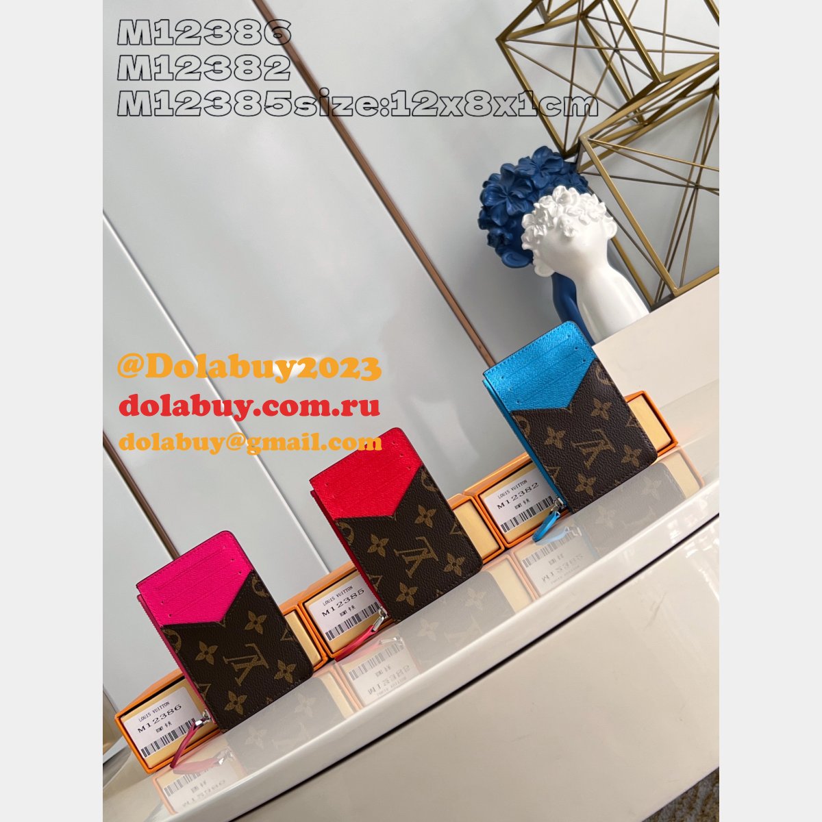 Fashion Romy Card Holder M12386 M12382 M12385 LV Replica Bag