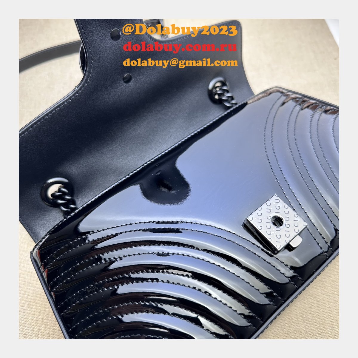 gg marmont G*u*i replica 443497 shoulder matelassé bag