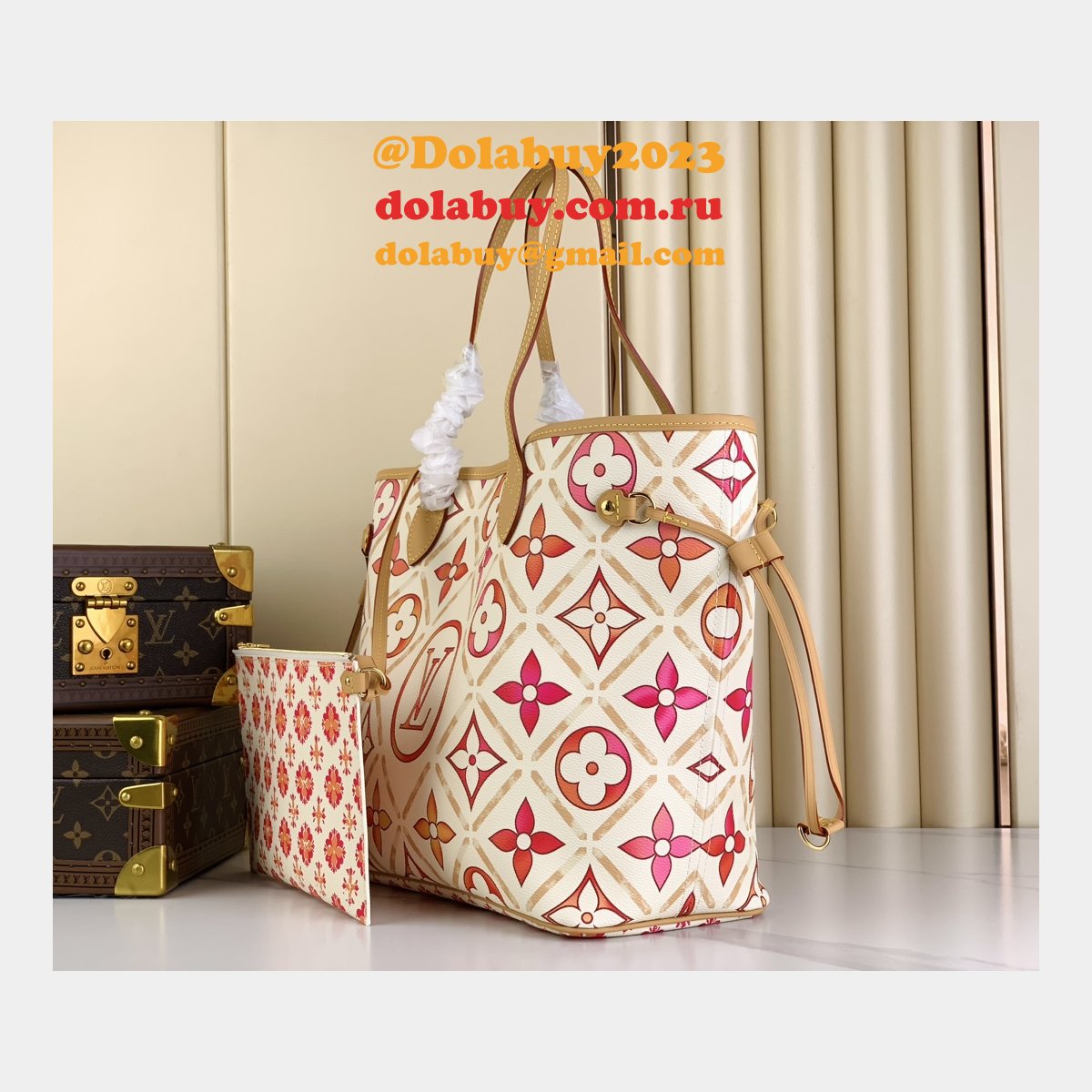 Neverfull Duplicate M25317/M11263 Louis Vuitton Totes Dolabuy Replica Bag