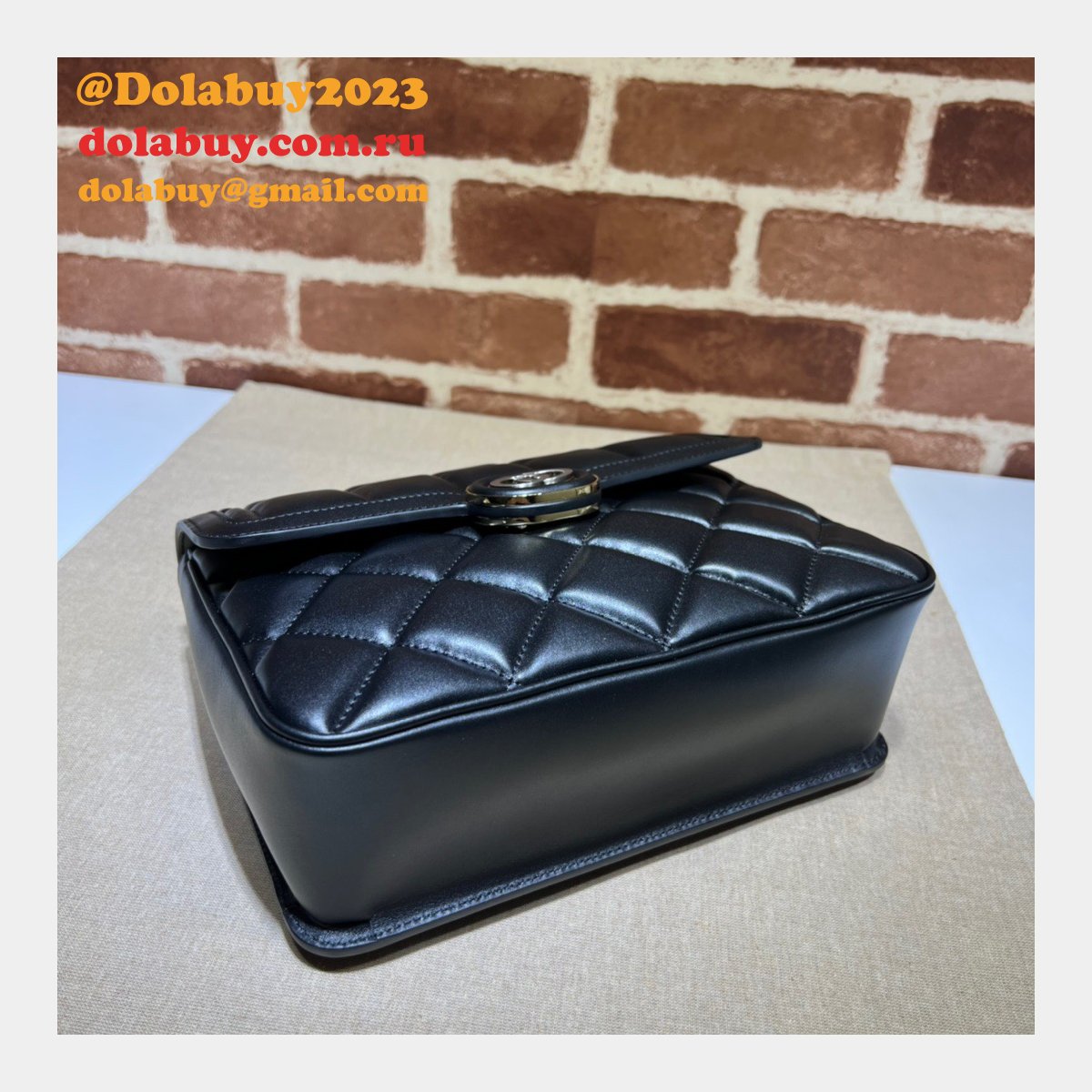 G*u*i designer deco chain shoulder 740834 replica bag