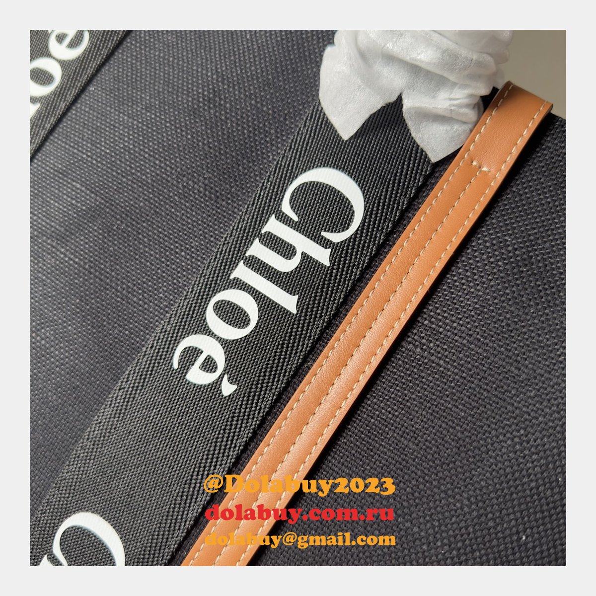 High Quality Chloe Woody Handbag Wholesale online Black