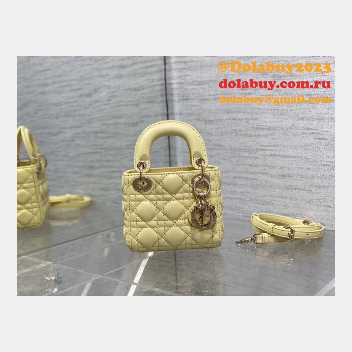 Replica Fashion Dior Micro Lady 1:1 Mirror 12CM Bag
