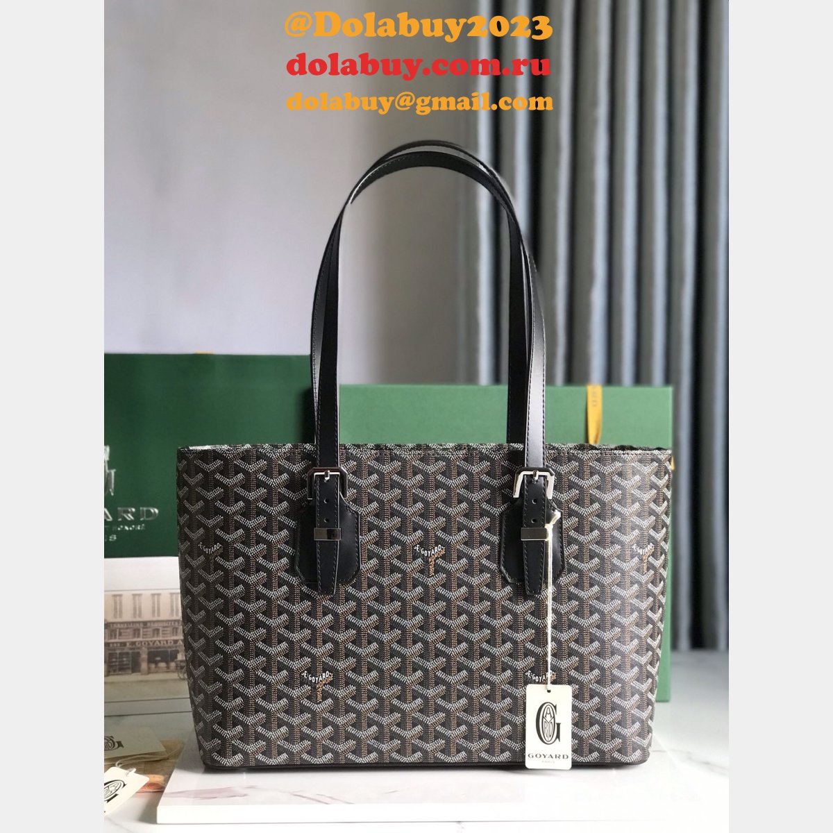 Top Quality 1:1 Mirror Goyardine Marquises Tote 020175