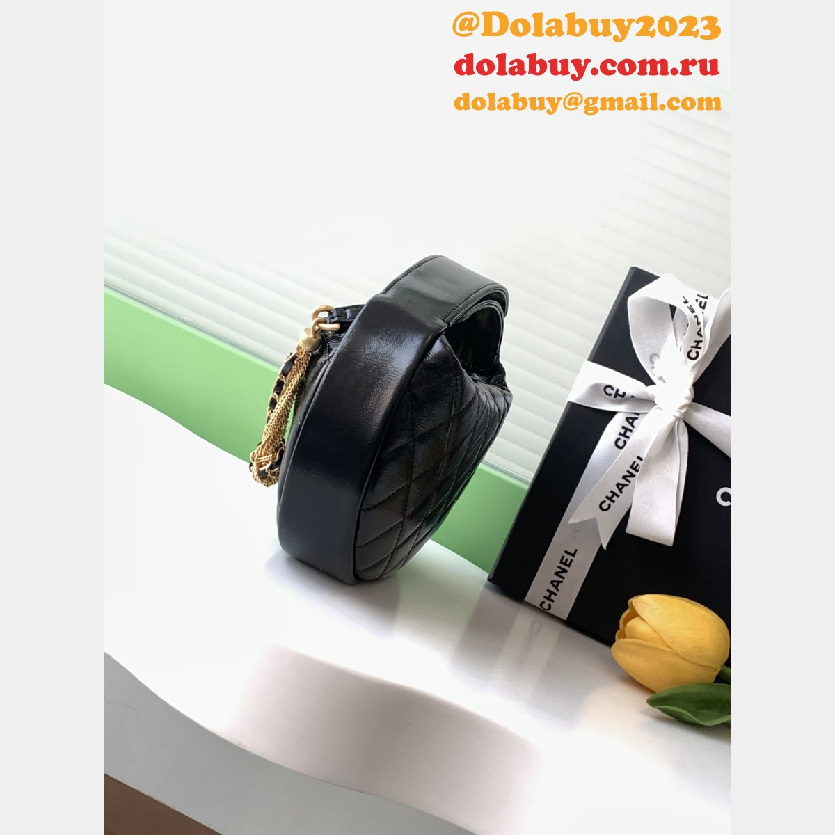 Copy Best AP4058 Shiny Pouch 1:1 Mirror Bag