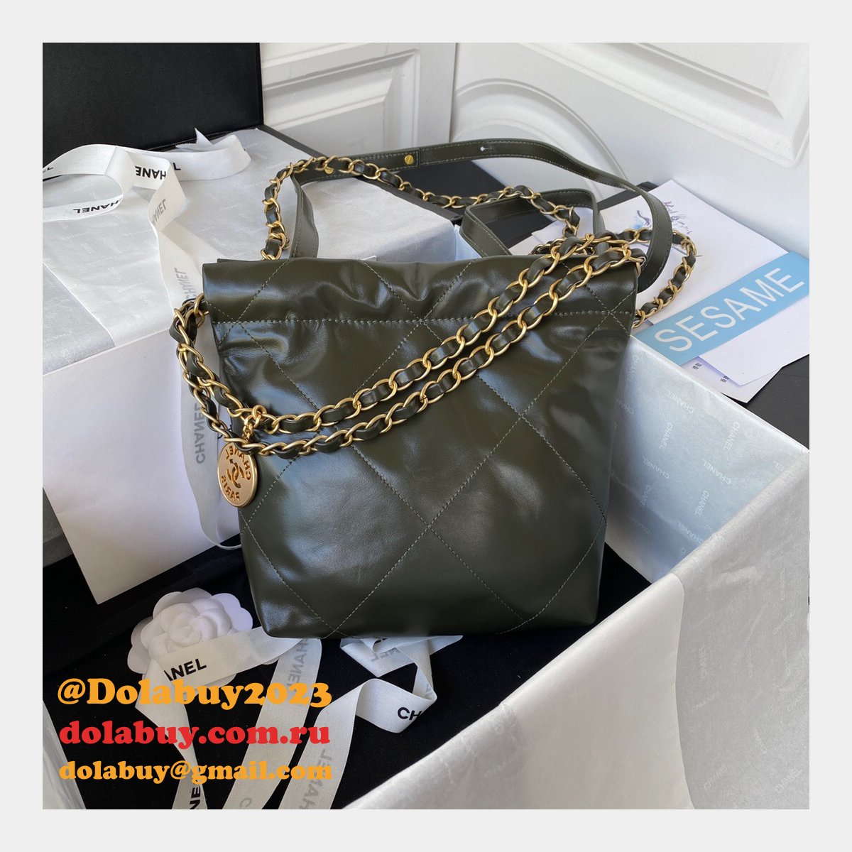 New Fashion AS3263 Shiny calfskin Designer Replica Handbag 20CM