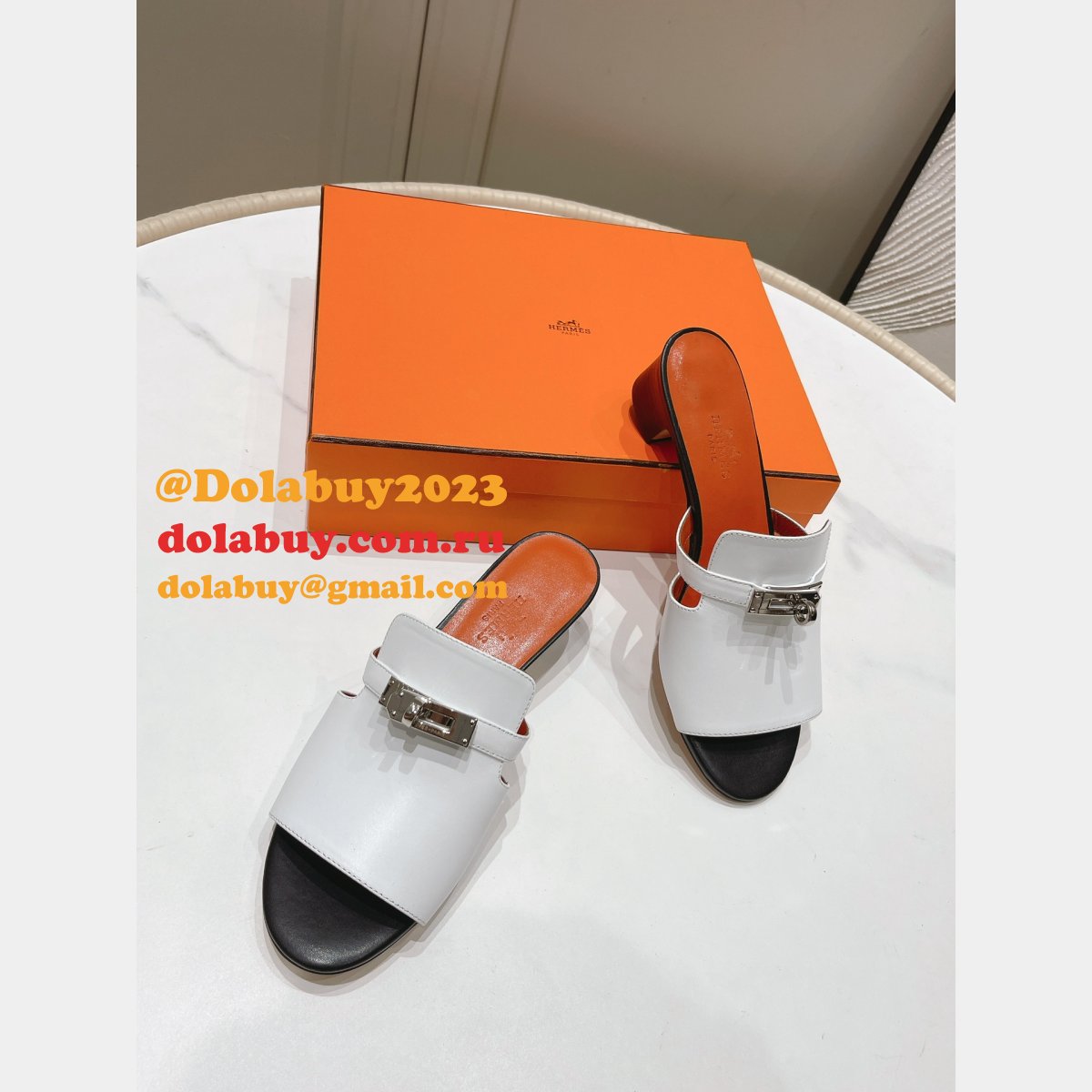 Wholesale Replica Hermes 2023SS Candy Sandals Shoes
