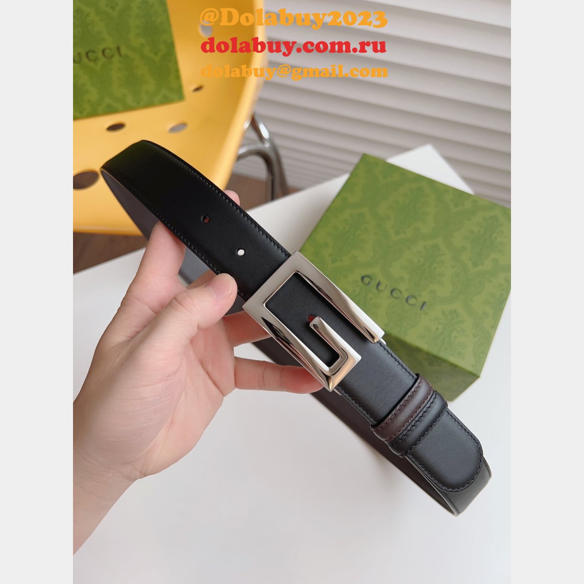 replica high quality 3.5cm G*u*i 7 star belt