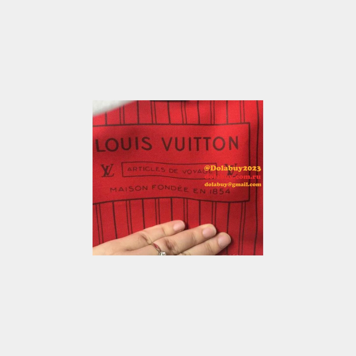 Replica Louis Vuitton Wholesale Neverfull MM Damier Ebene N41358 Brown