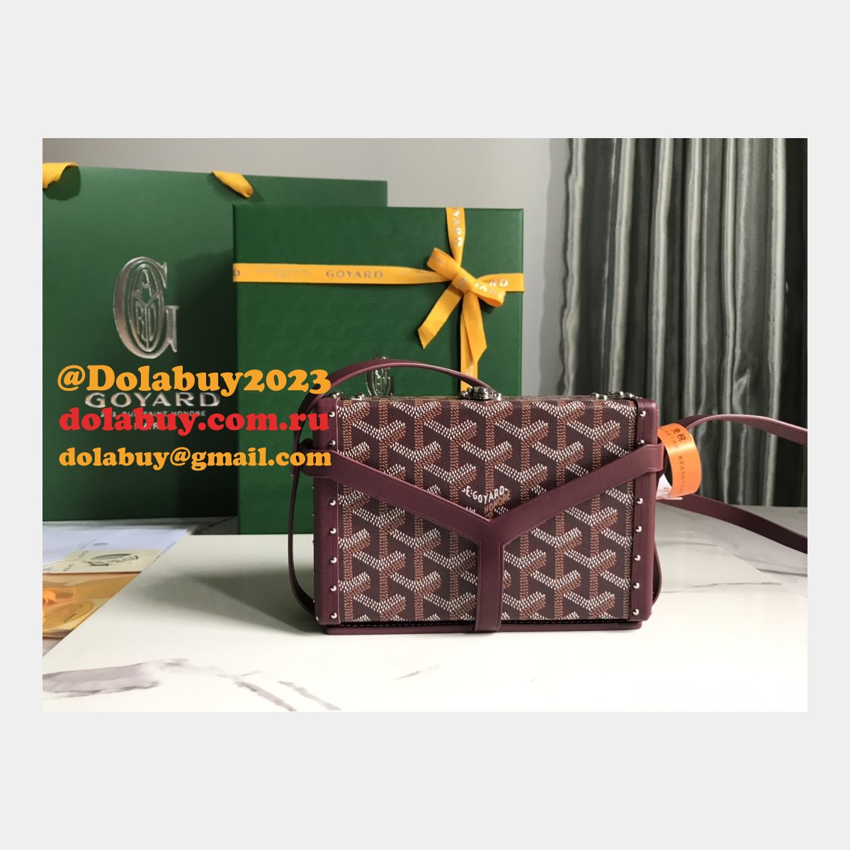 Best Quality 020177 Minaudière Goyardine Replica Goyard bags