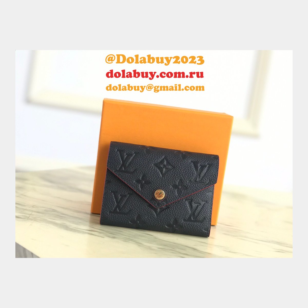 Replica Victorine Wallet Monogram Empreinte Leather M64060