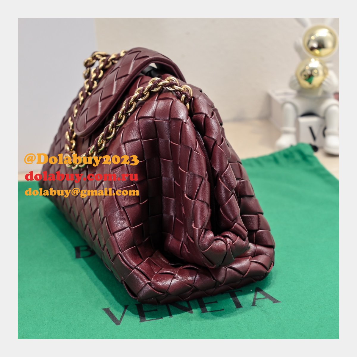 Top Quality Bottega Veneta Teen Lauren 1980 With Chain