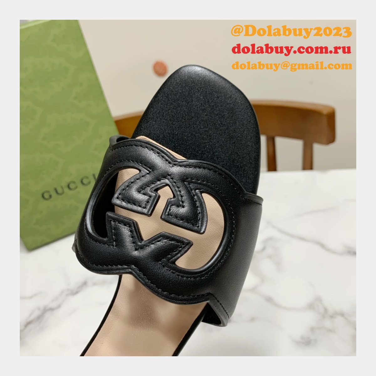 replica G*u*i designer shoes outlet flat slippers sale