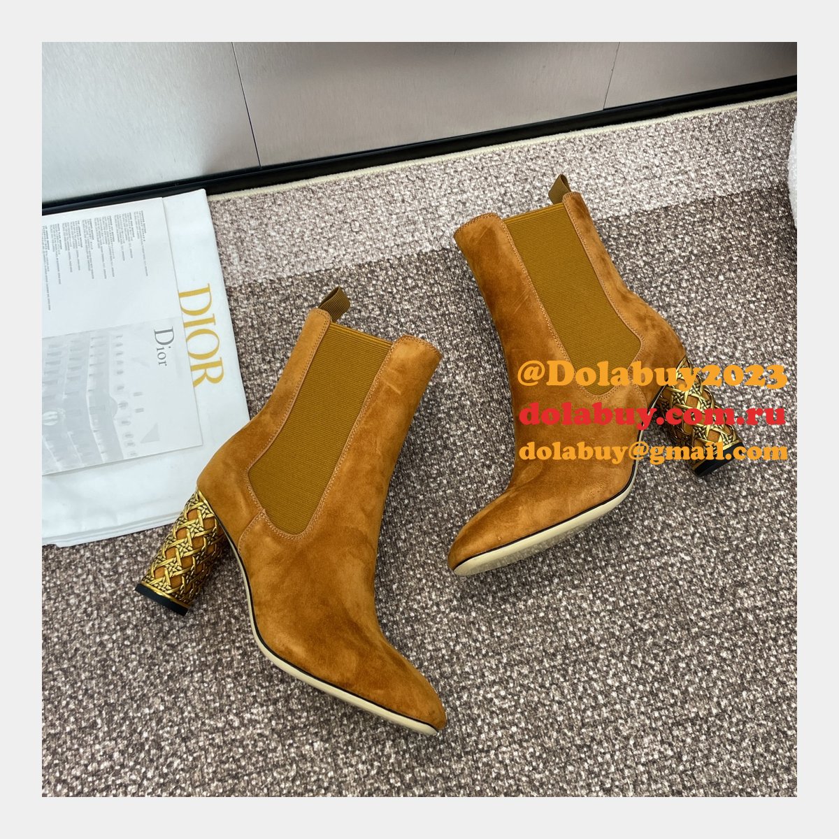 Top Quality Dior Icon Heeled Ankle Boot