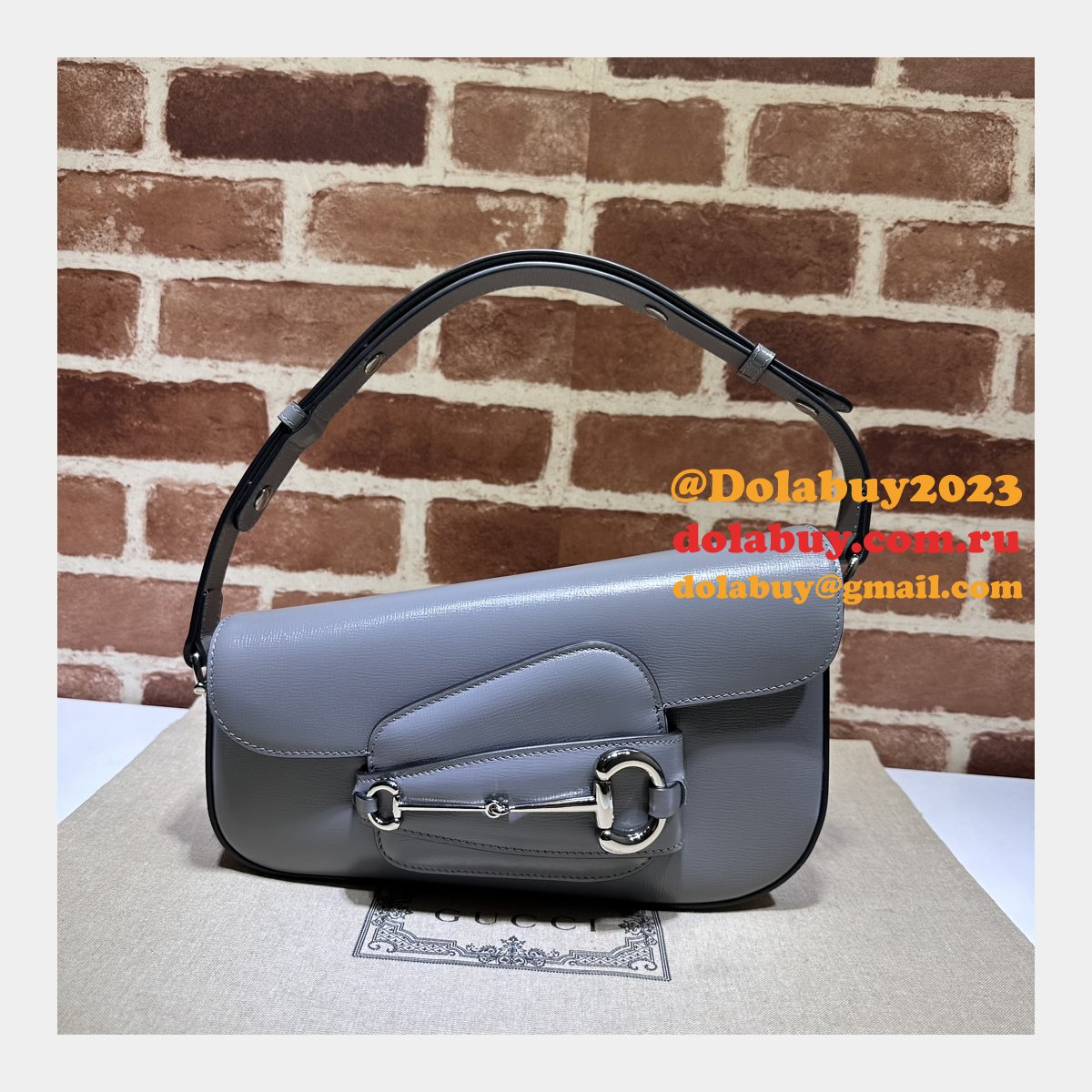 G*u*i copy horsebit 1955 764155 shoulder 1:1 mirror bag