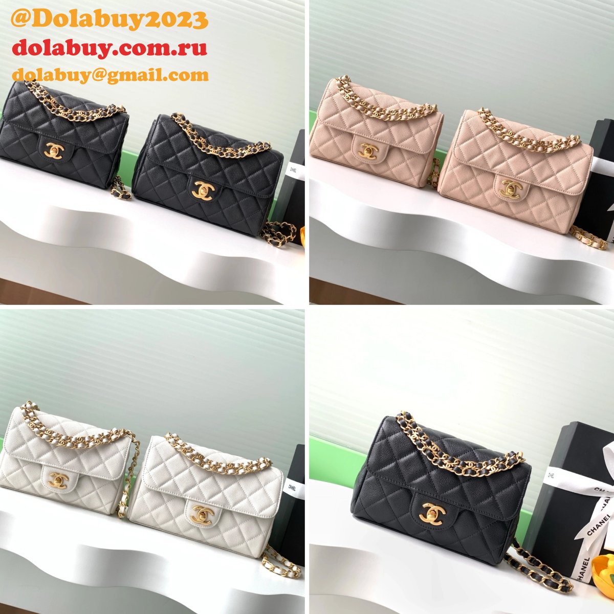 Luxury High Quality AS5239 Flap Inspired Grained Bag