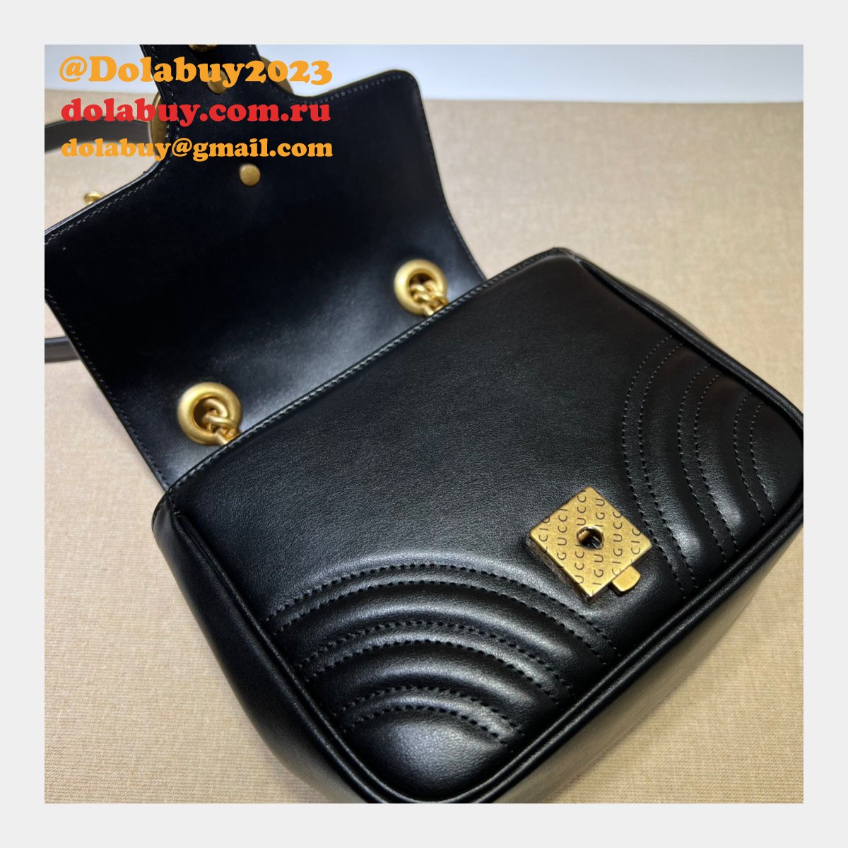 G*u*i replicas gg marmont 739682 shoulder wholesale bag