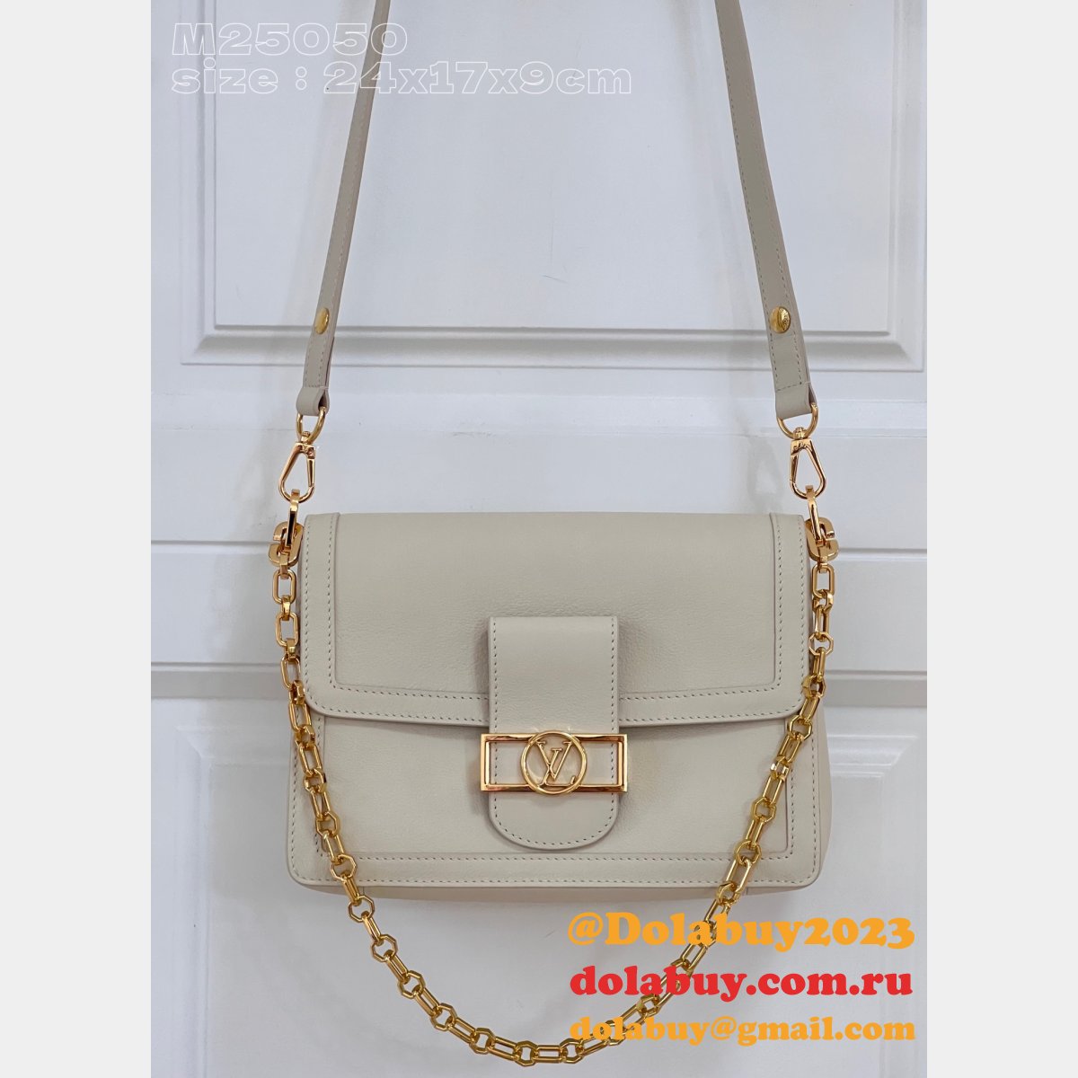 Sale Fake Louis Vuitton Dauphine Soft MM H27 M25209 Bag