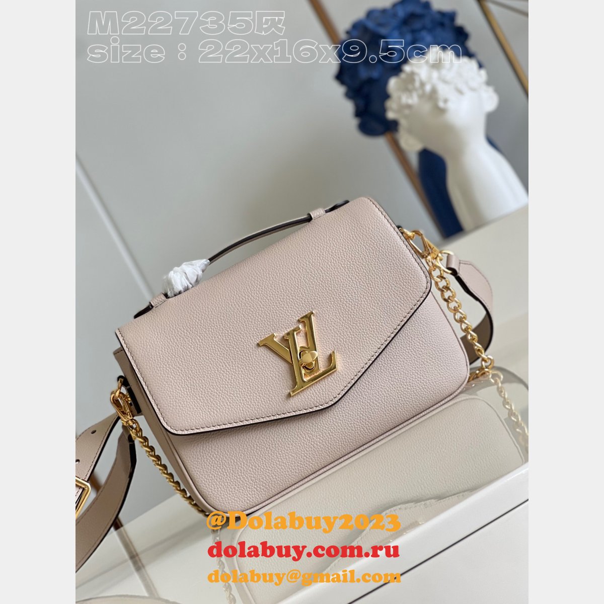 Luxuryin Focuses Oxford Lockme Louis Vuitton Replica M22735 Bag