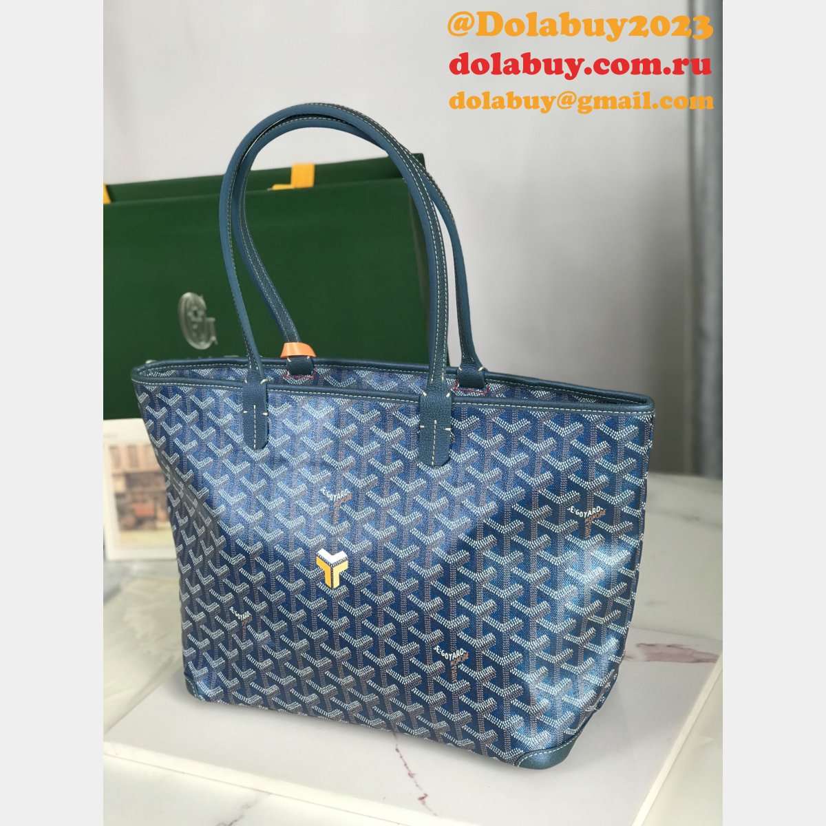 Luxury Goyard Saint Louis PM 020191 Pearlescent Tote Bag