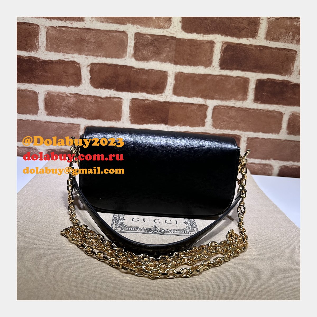 replica G*u*i horsebit 1955 shoulder chain 735178 designer bag