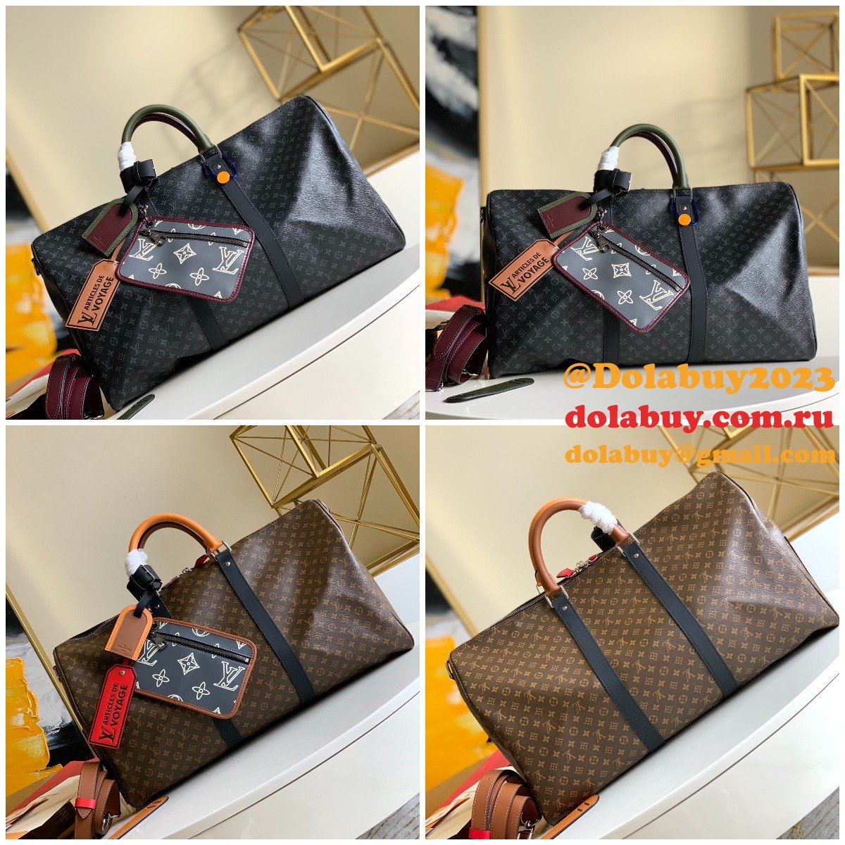 Keepall Bandouliere M56855 Knockoff Louis Vuitton AAA+ Bag