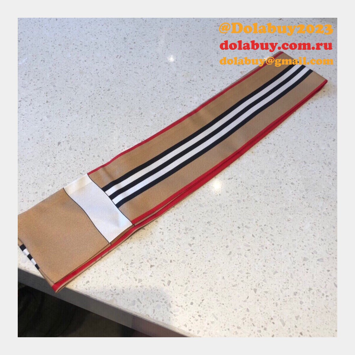 Burberry silk ribbon Straps bow tie streamers