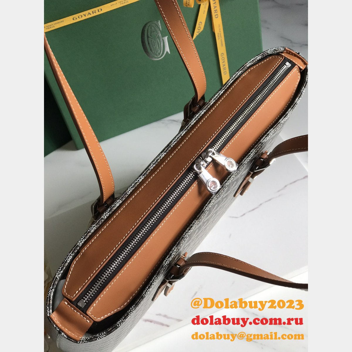 Top Quality 1:1 Mirror Goyardine Marquises Tote 020175