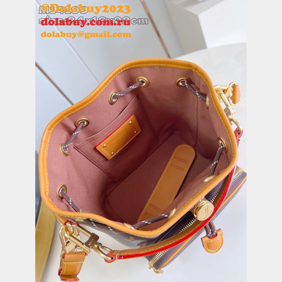 Noé Cargo Louis Vuitton M14199 Luxury Autres Cuirs Monogram Brown Bag