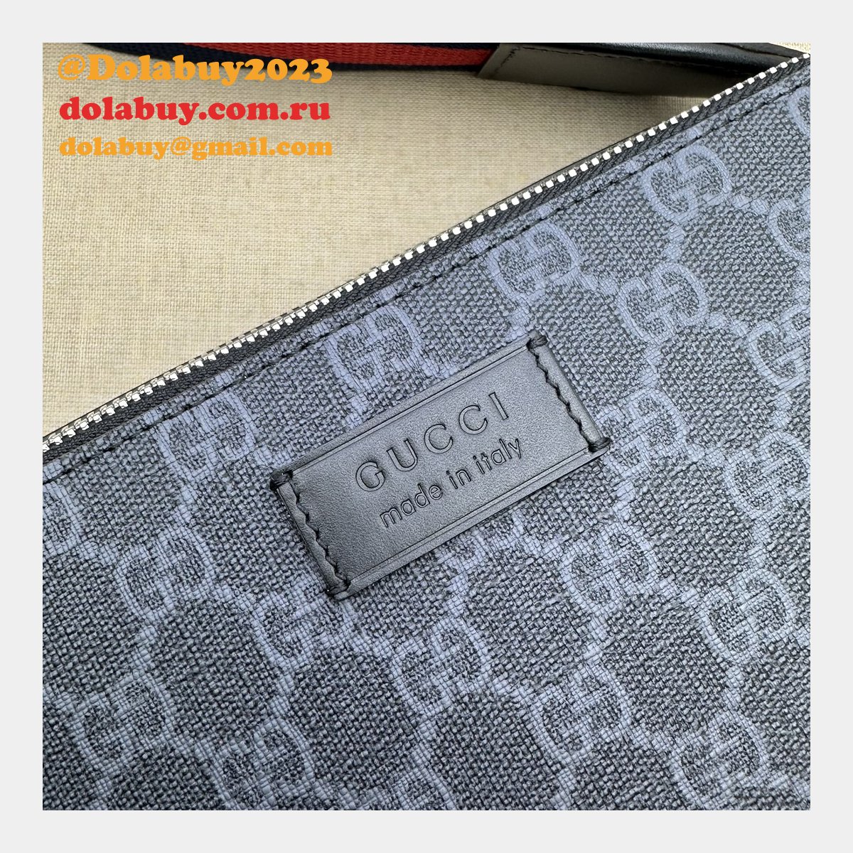 gg supreme leathergoods G*u*i replicas 774161 mens shoulder bag