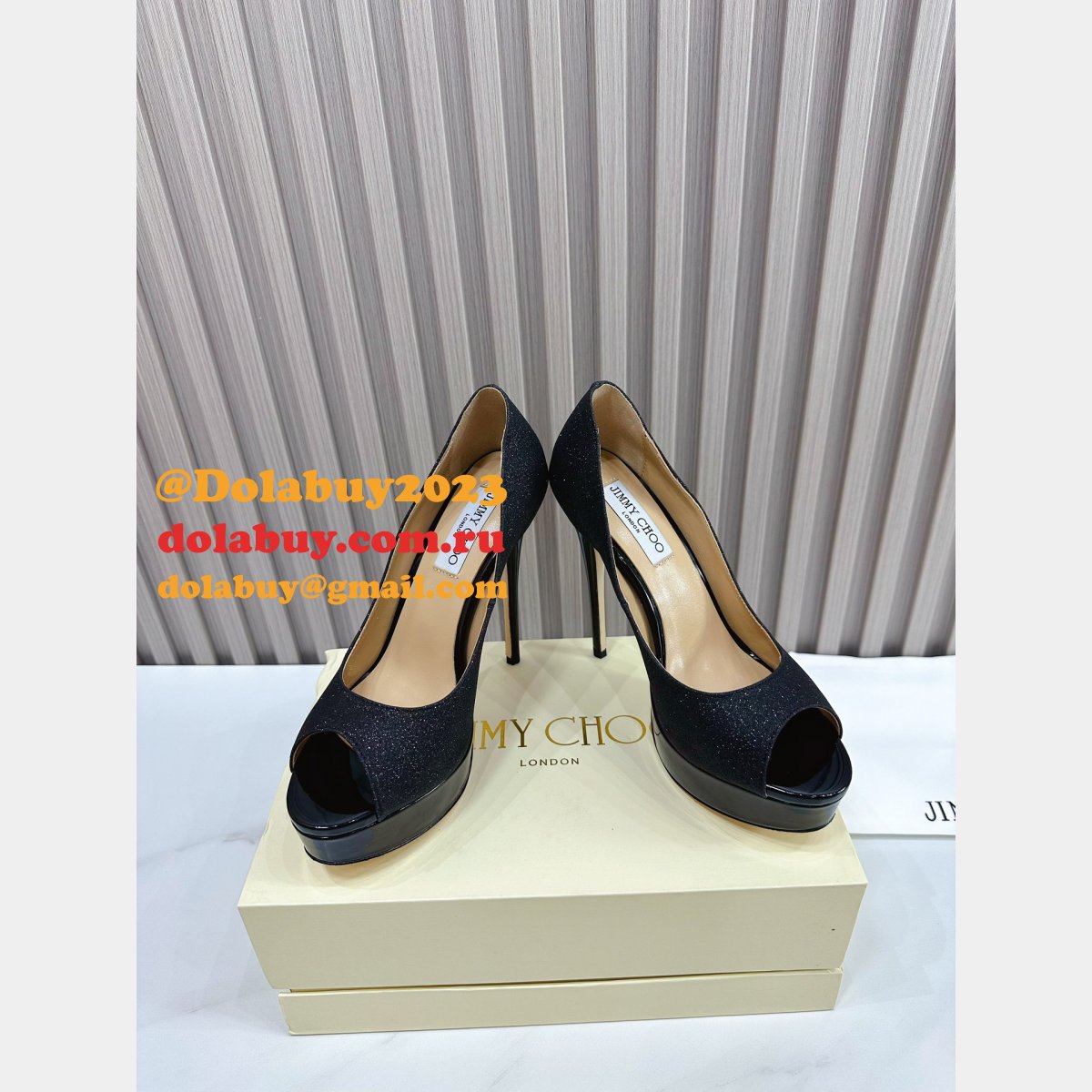 Luxury JIMMY CHOO High heel Platform shoes online selling