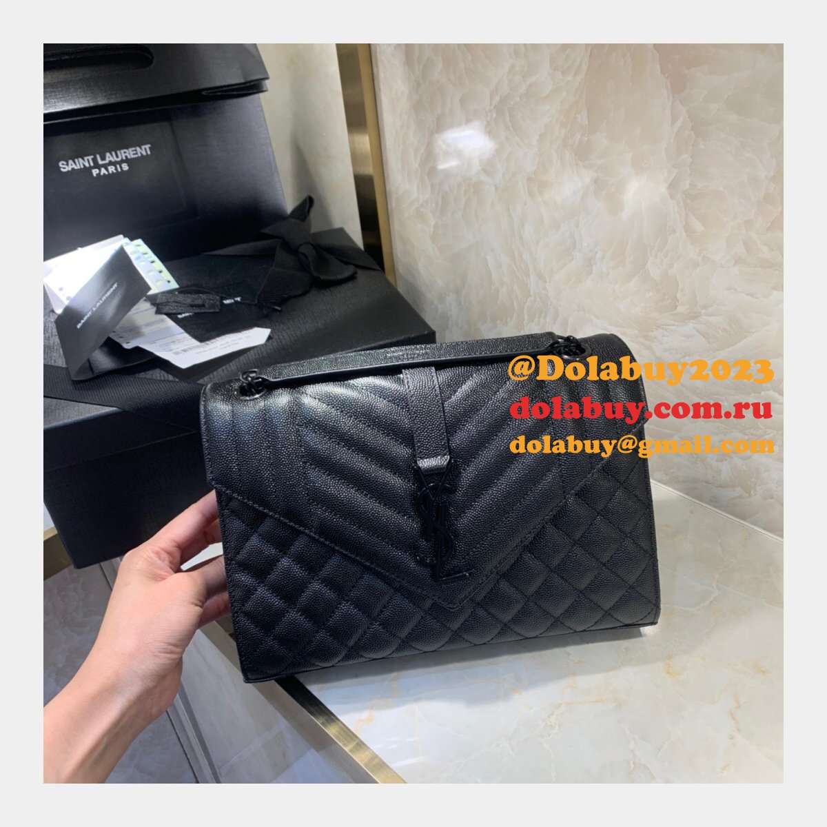 Best YSL Replica Saint Laurent Envelope Chain Bag