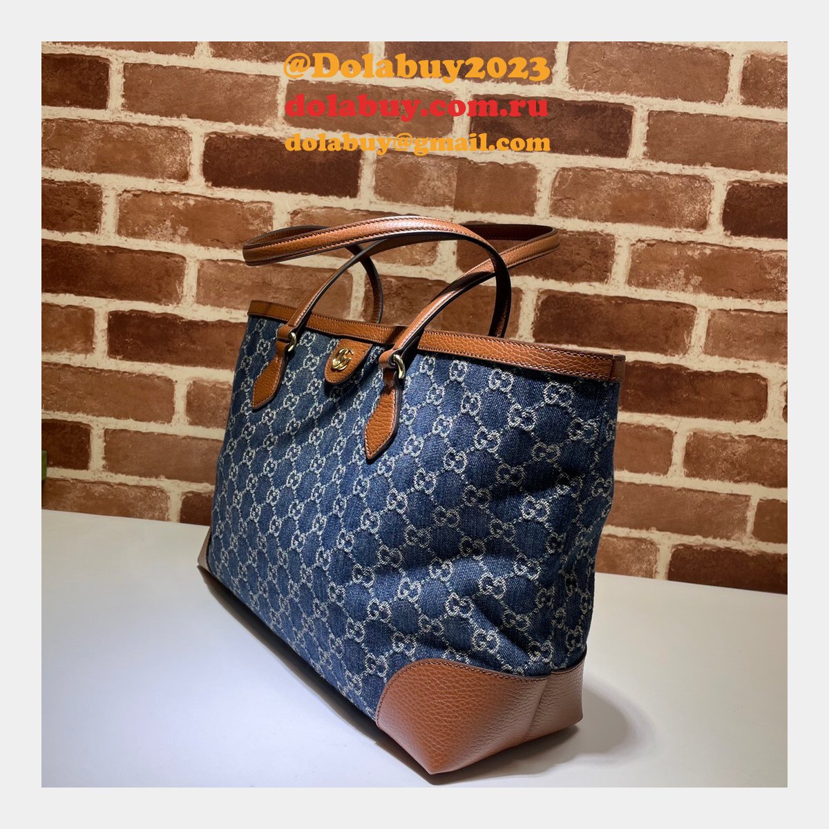 dark blue knockoff G*u*i ophidia gg medium tote 631685 bag