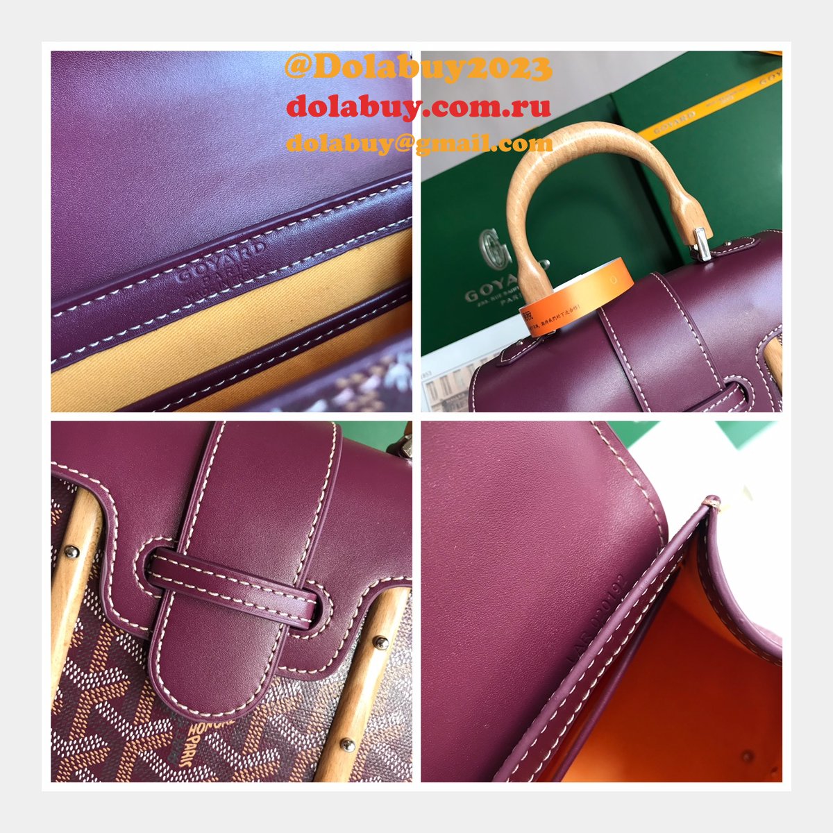 Goyard Best Quality Fake Saïgon 020192 Replica Bags Store