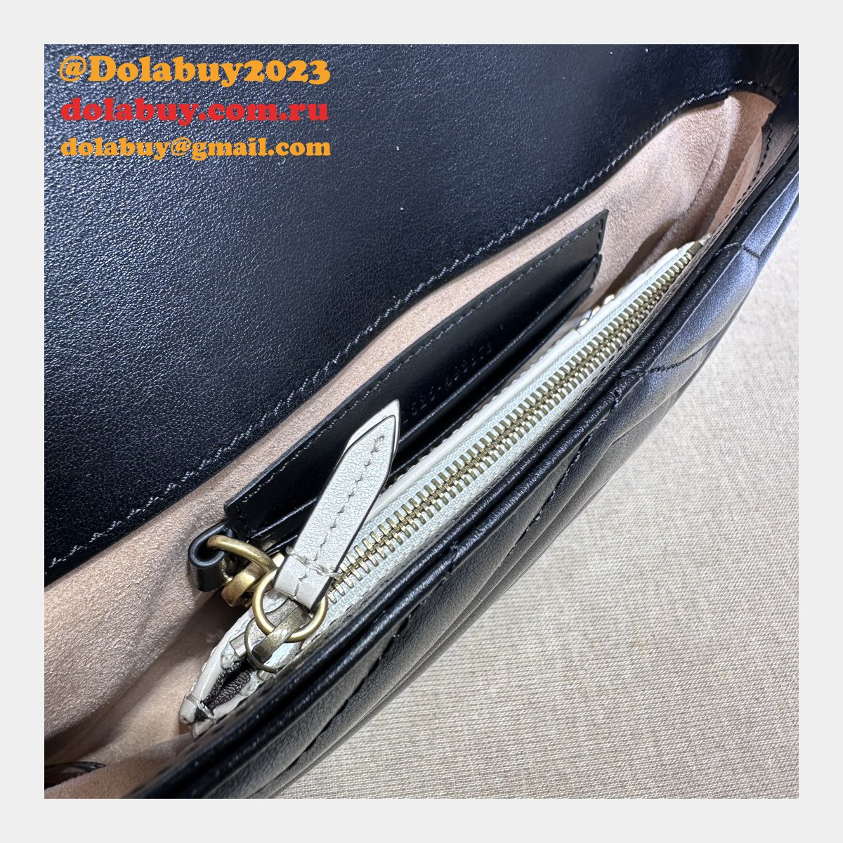 gg marmont G*u*i replica card case chain wallet 751526 bag