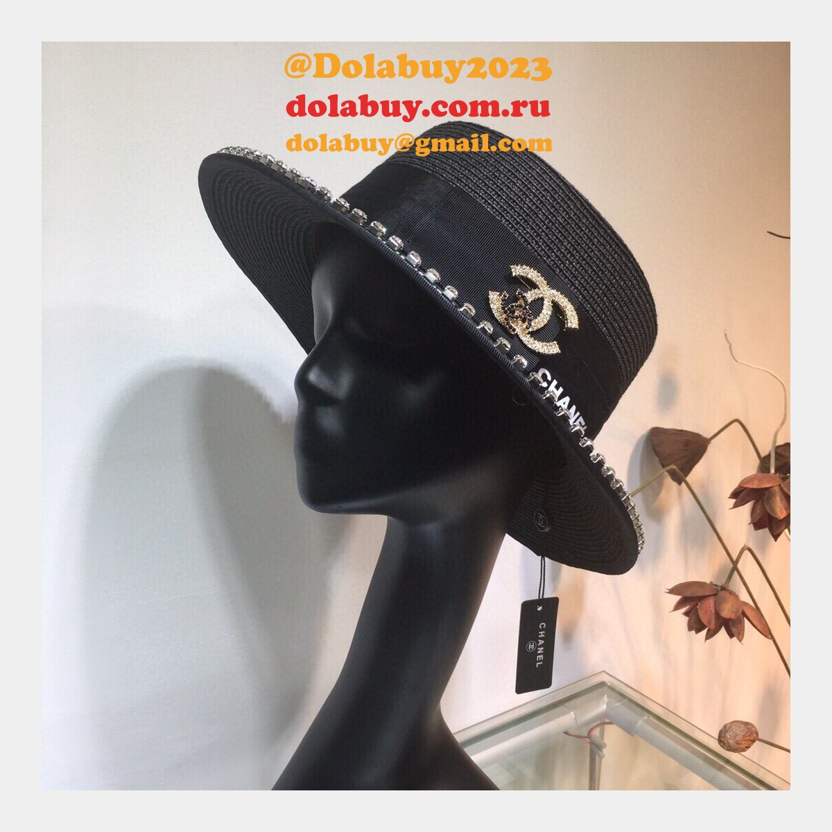Luxury CC Replica Top 2020 hat black
