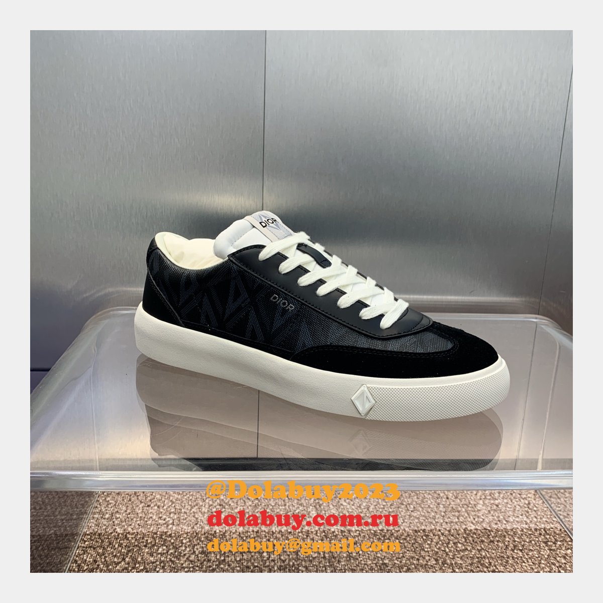 Perfect Dior Top Quality Sneakers Runway Mens Copy Shoes